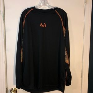 Long sleeve real tree athletic shirt